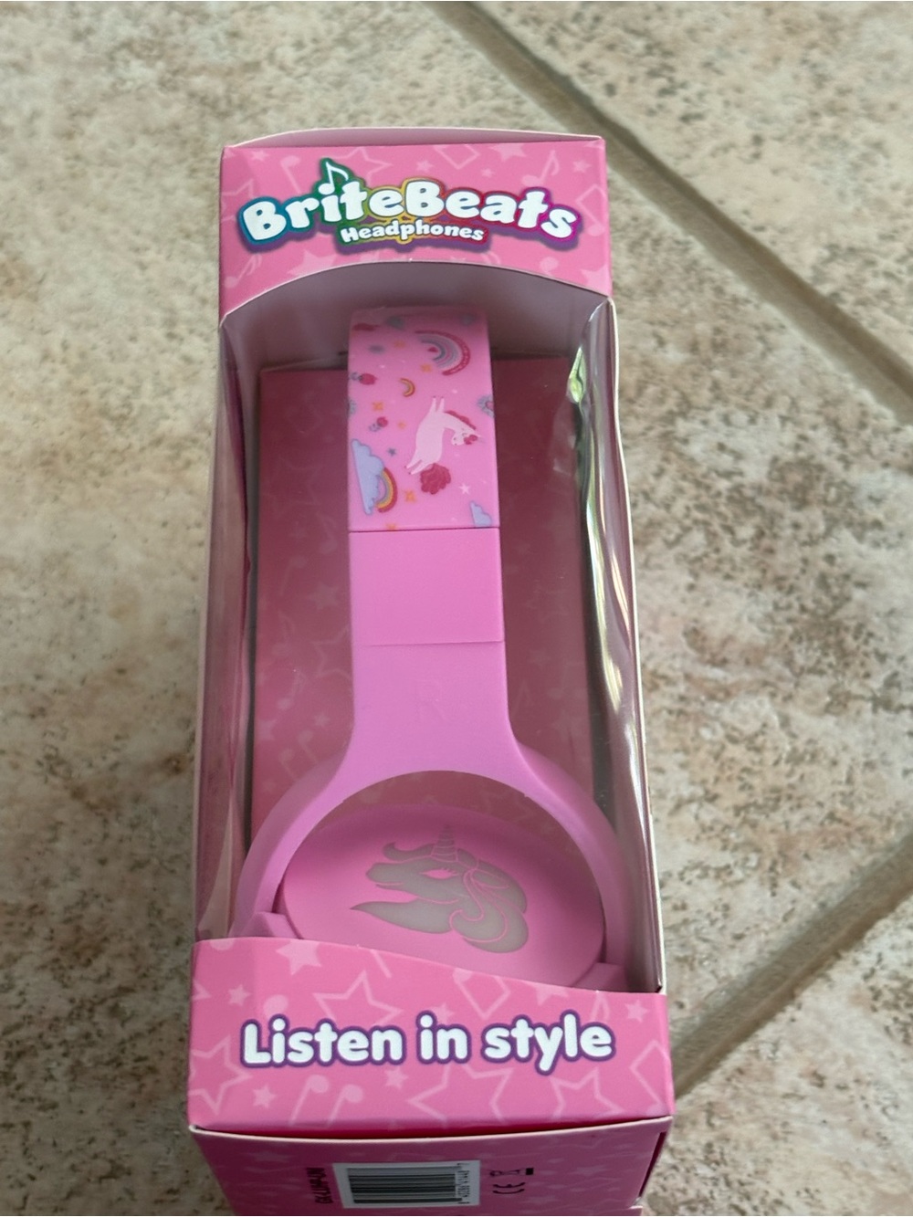 BriteBeats Pink Kids Bluetooth Headphones perfect for school - Picture 3 of 5
